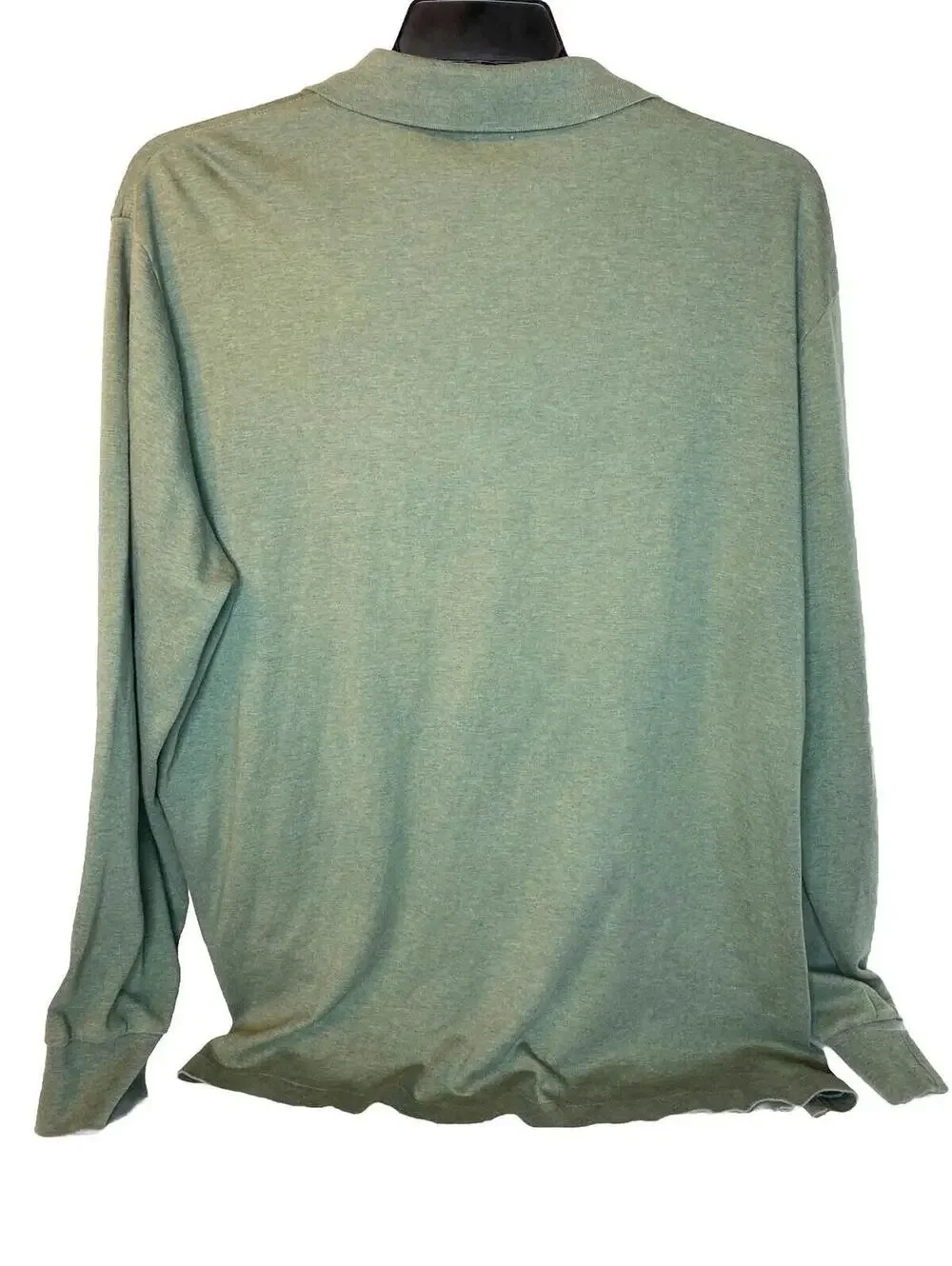 VINTAGE Ralph Lauren Classic Fit Long Sleeve Polo Shirt Men’s XL Green Cotton